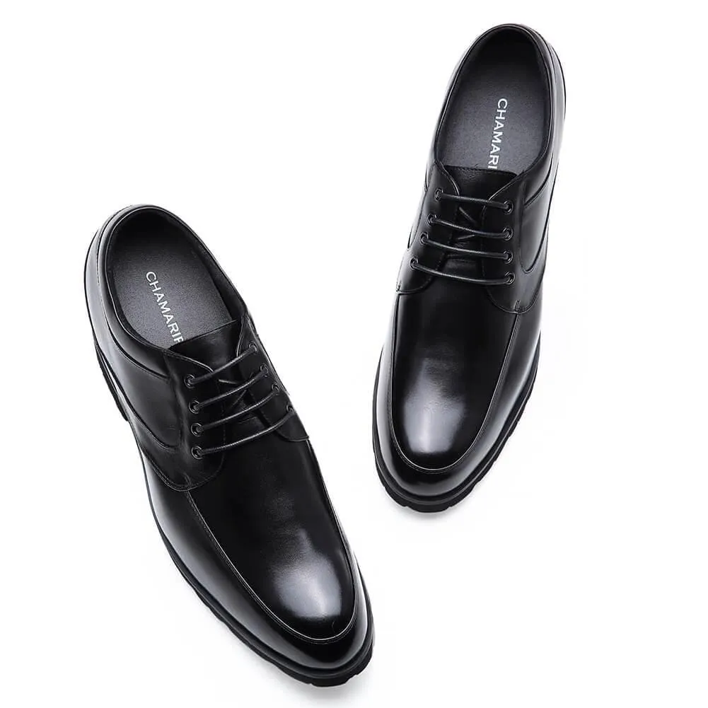 13 CM / 5.12 Inches Taller - CMR CHAMARIPA Elevator Shoes High Heel Men Dress Shoes