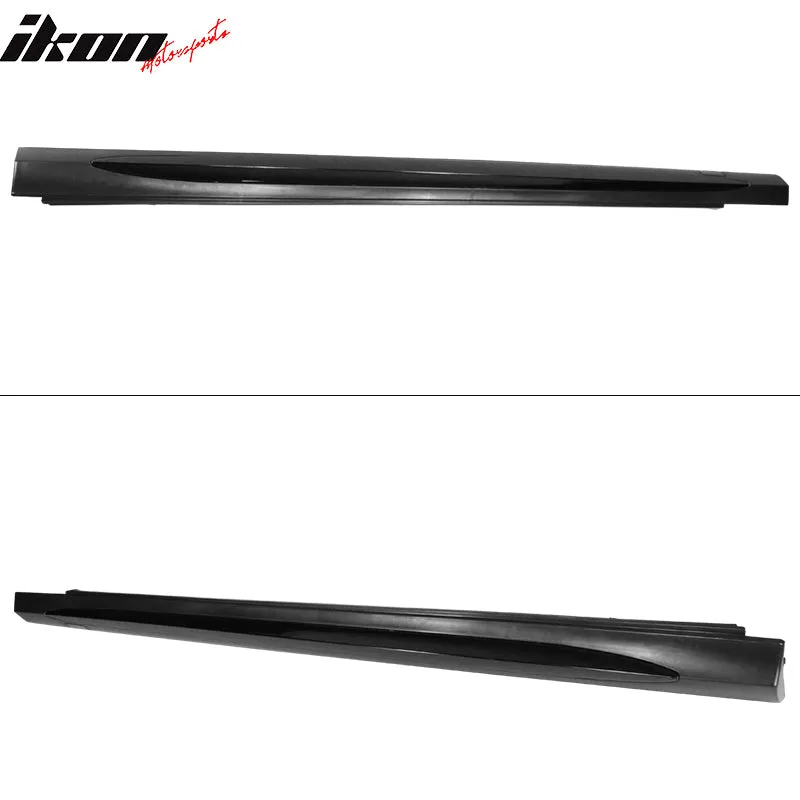 2014-2016 Benz W212 S212 E Class AMG Style Side Skirts Extension PP