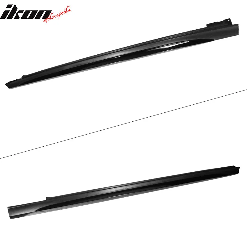 2014-2016 Benz W212 S212 E Class AMG Style Side Skirts Extension PP