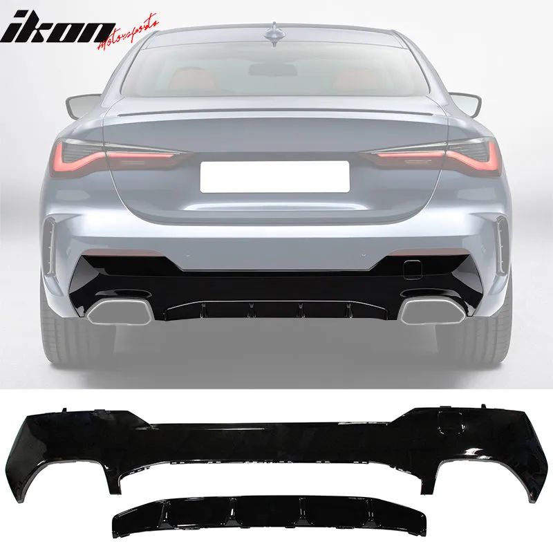 2021-2023 BMW G22 G23 M-Performance Black Front Rear Lip   Side Skirts