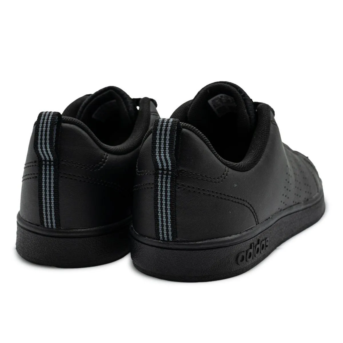 Adidas Vs Advantage Sneakers Leather Black Colour For Kids