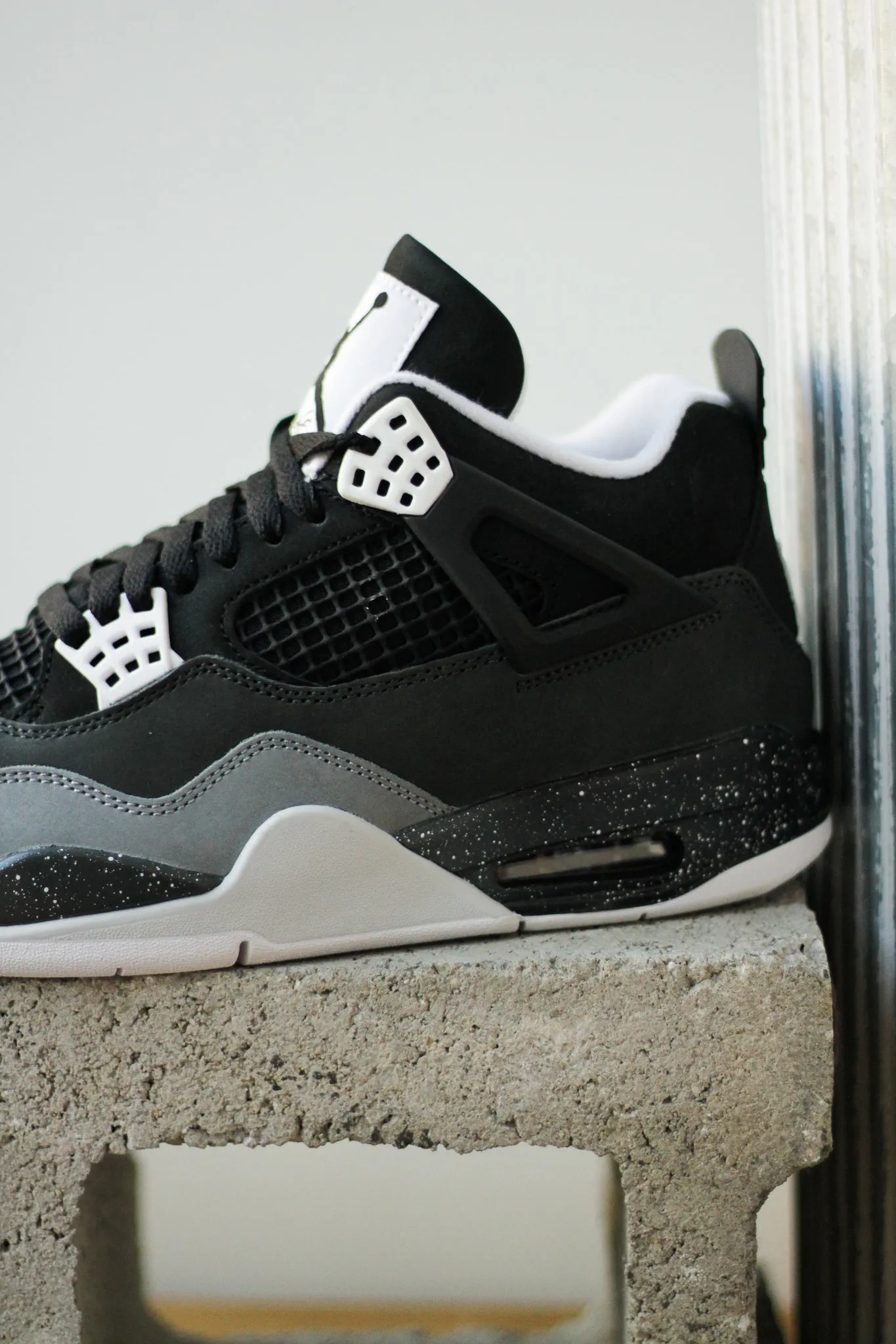 AIR JORDAN 4 RETRO (GS) "BLACK/ANTHRACITE"