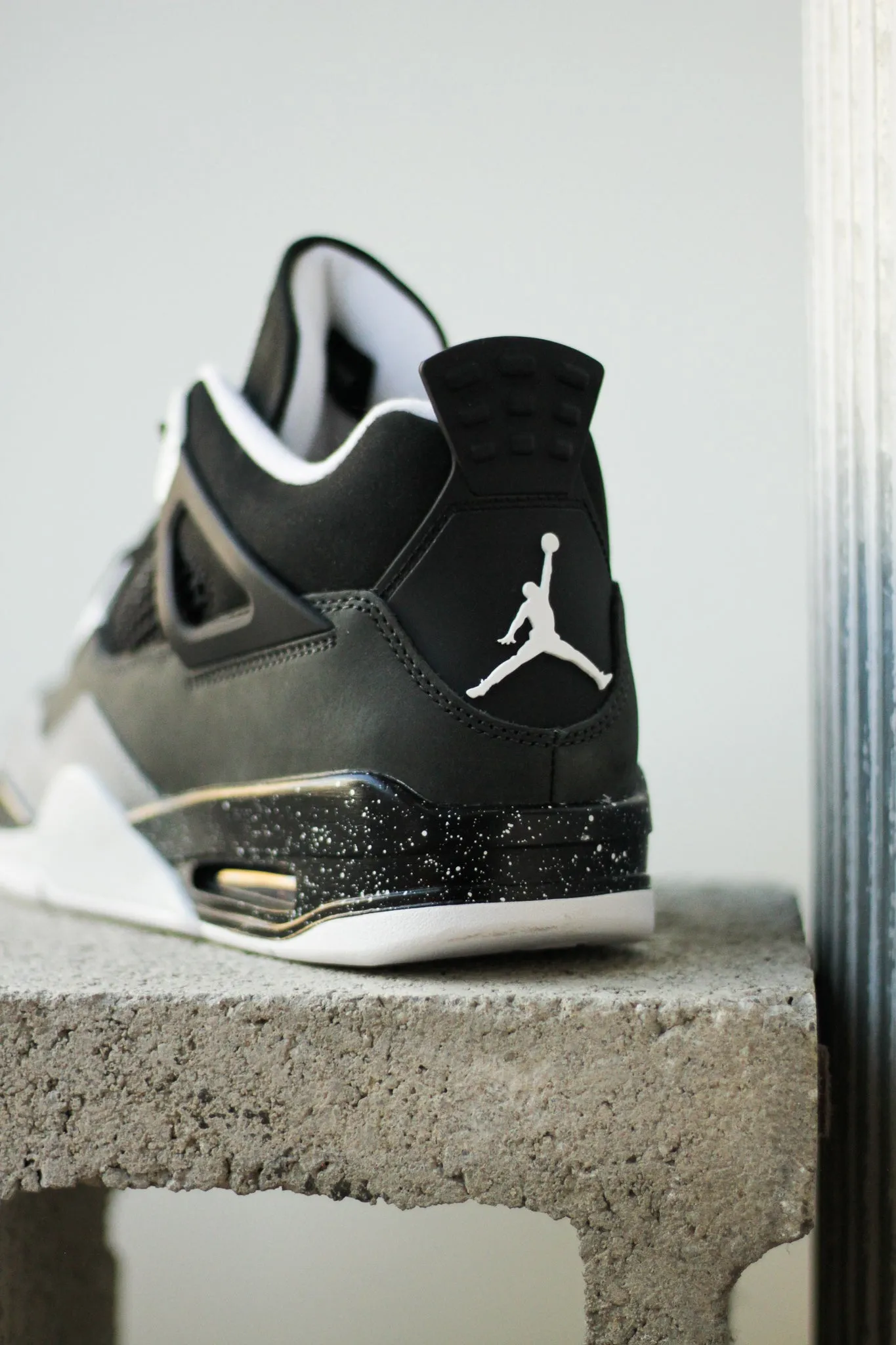 AIR JORDAN 4 RETRO (GS) "BLACK/ANTHRACITE"