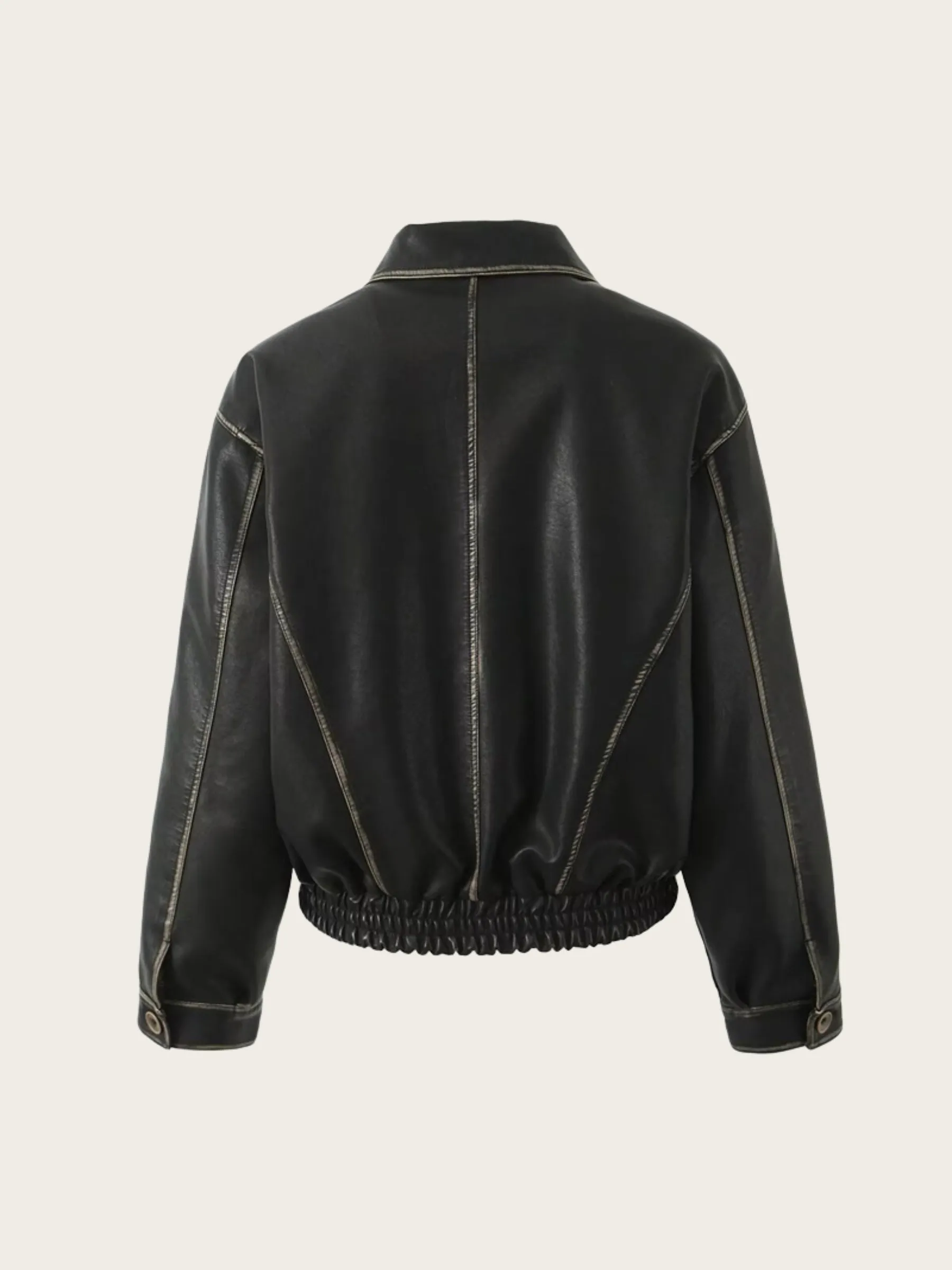 Amylah Vintage Faux Leather Jacket