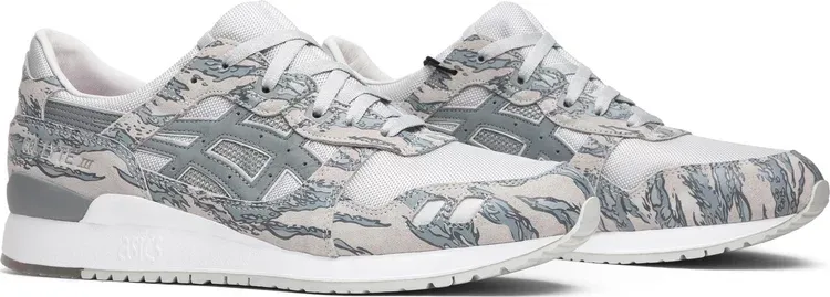 Atmos x solebox x gel lyte 3 'tiger urban camo' Asics sneakers, gray