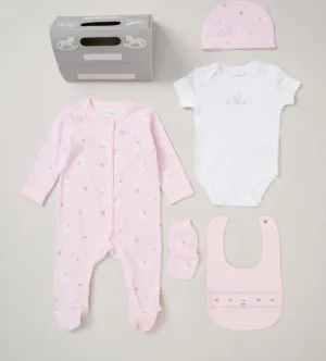 Baby Girls Clothing Gifts Set 'Pink Bunny'