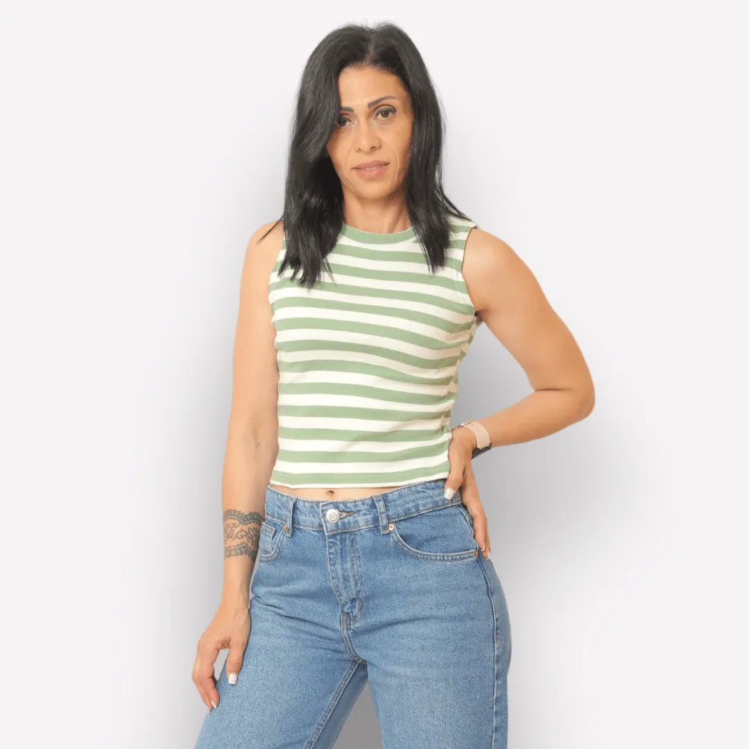 Basic Crop-top NEW - Green