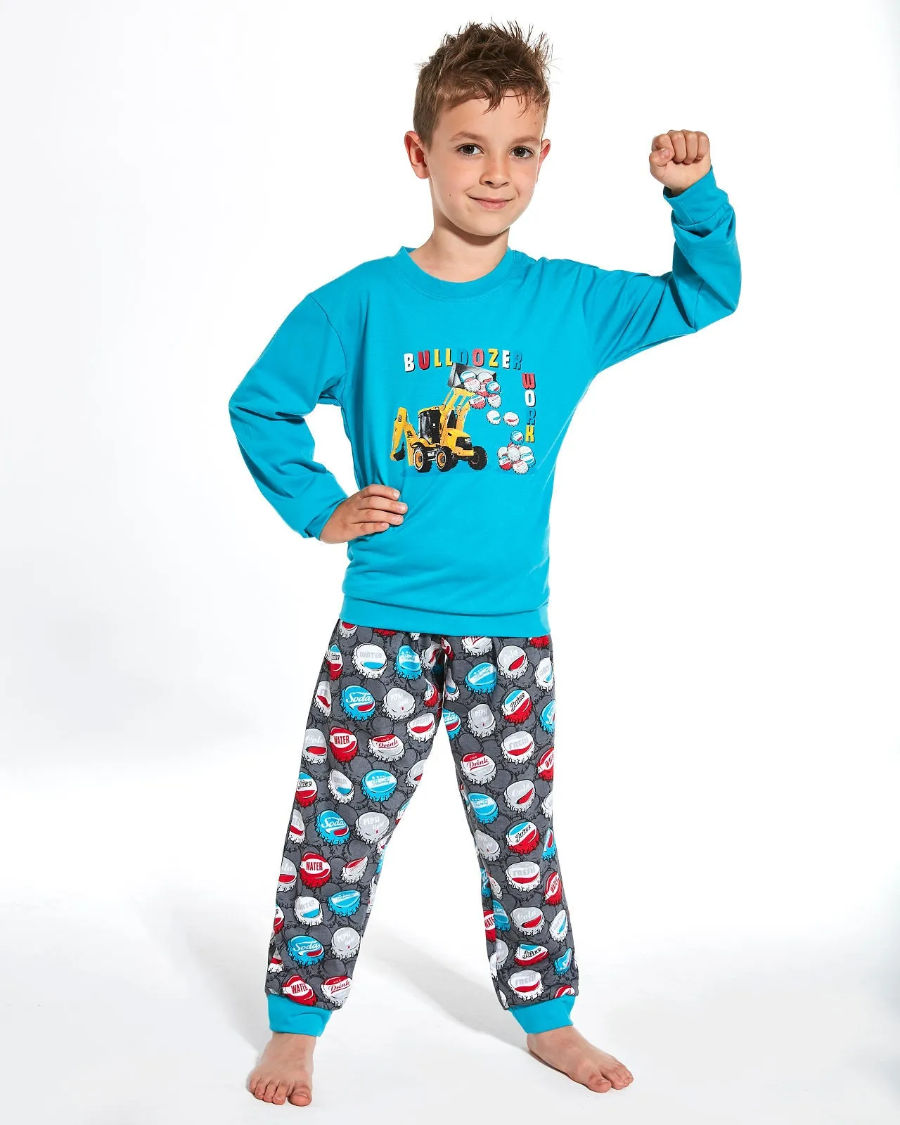 Boys Long Cotton Pyjama Set Cotton (2-6yrs)