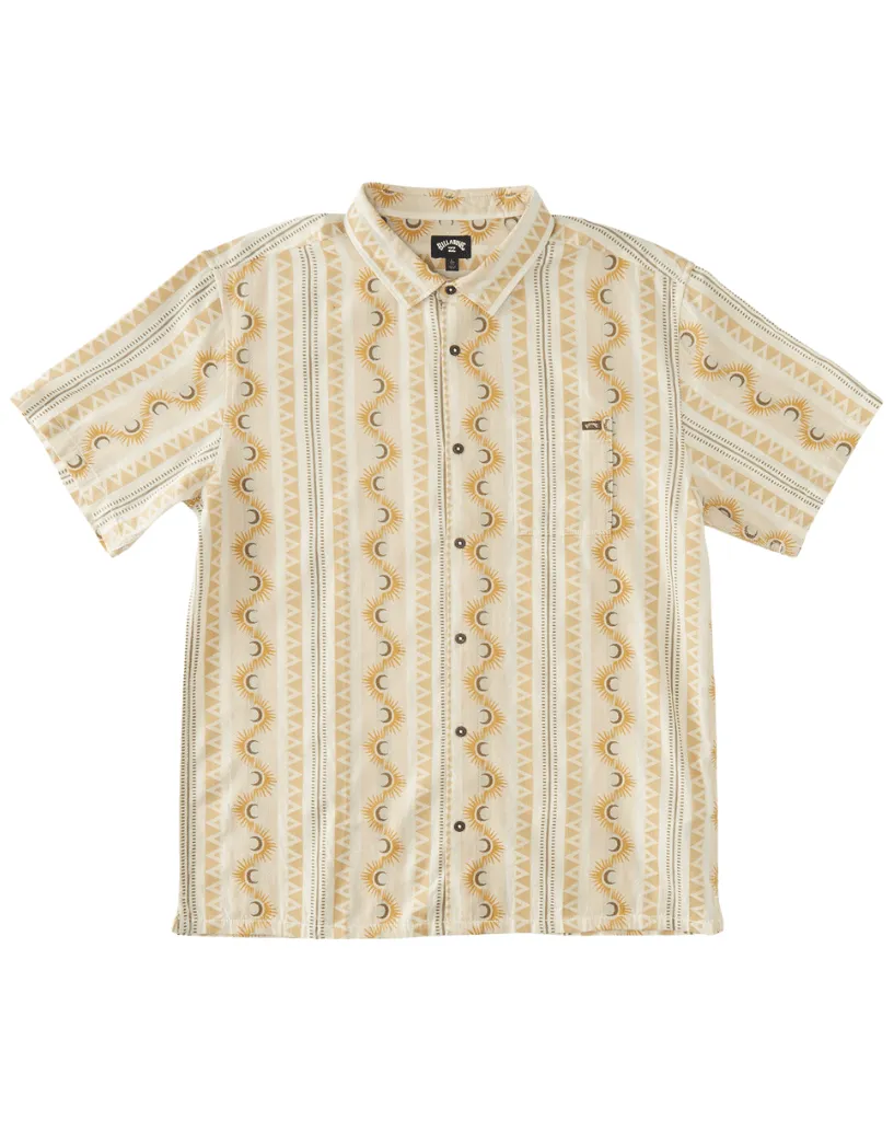 Boys Sundays Jacquard Ss Shirt