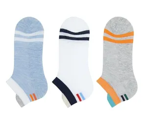 Boys Trainer Socks Athletic 3Pk (2-12yrs)