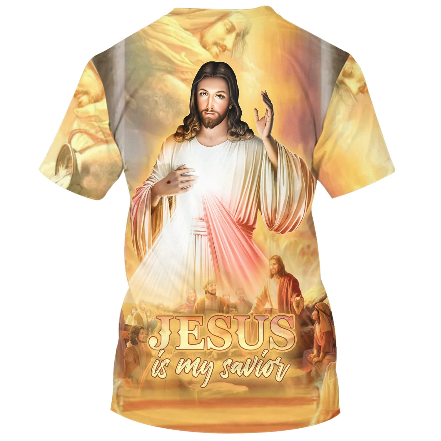 Christ Jesus Is My Savior 3d All Over Print Shirt - Christian 3d Shirts For Men Women