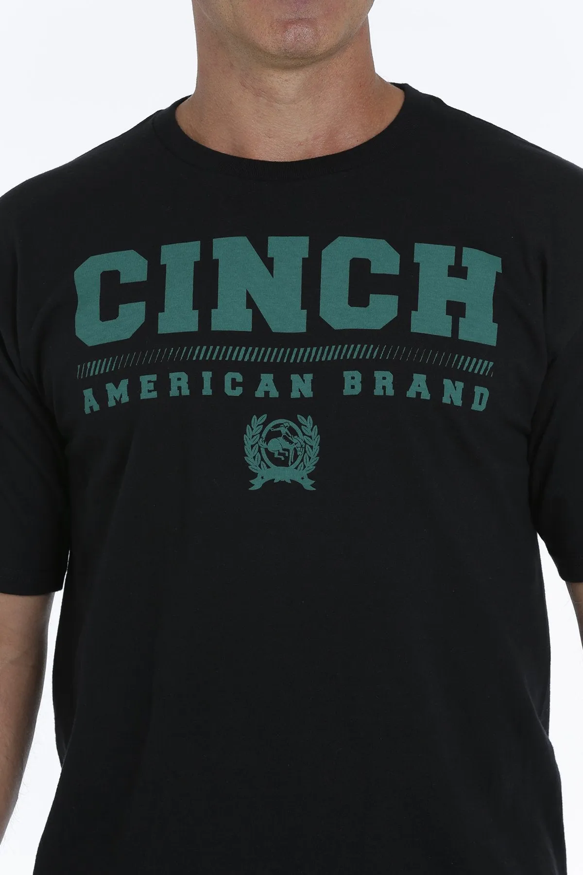 CINCH MEN'S CREW NECK LOGO TEE - Black - MTT1690448