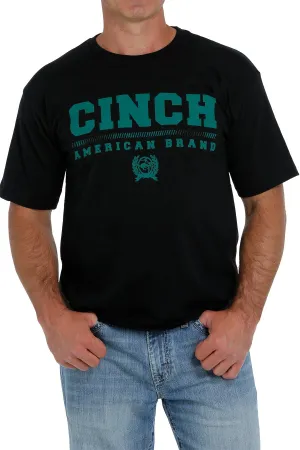 CINCH MEN'S CREW NECK LOGO TEE - Black - MTT1690448