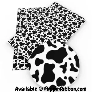 Cow Print Faux Leather