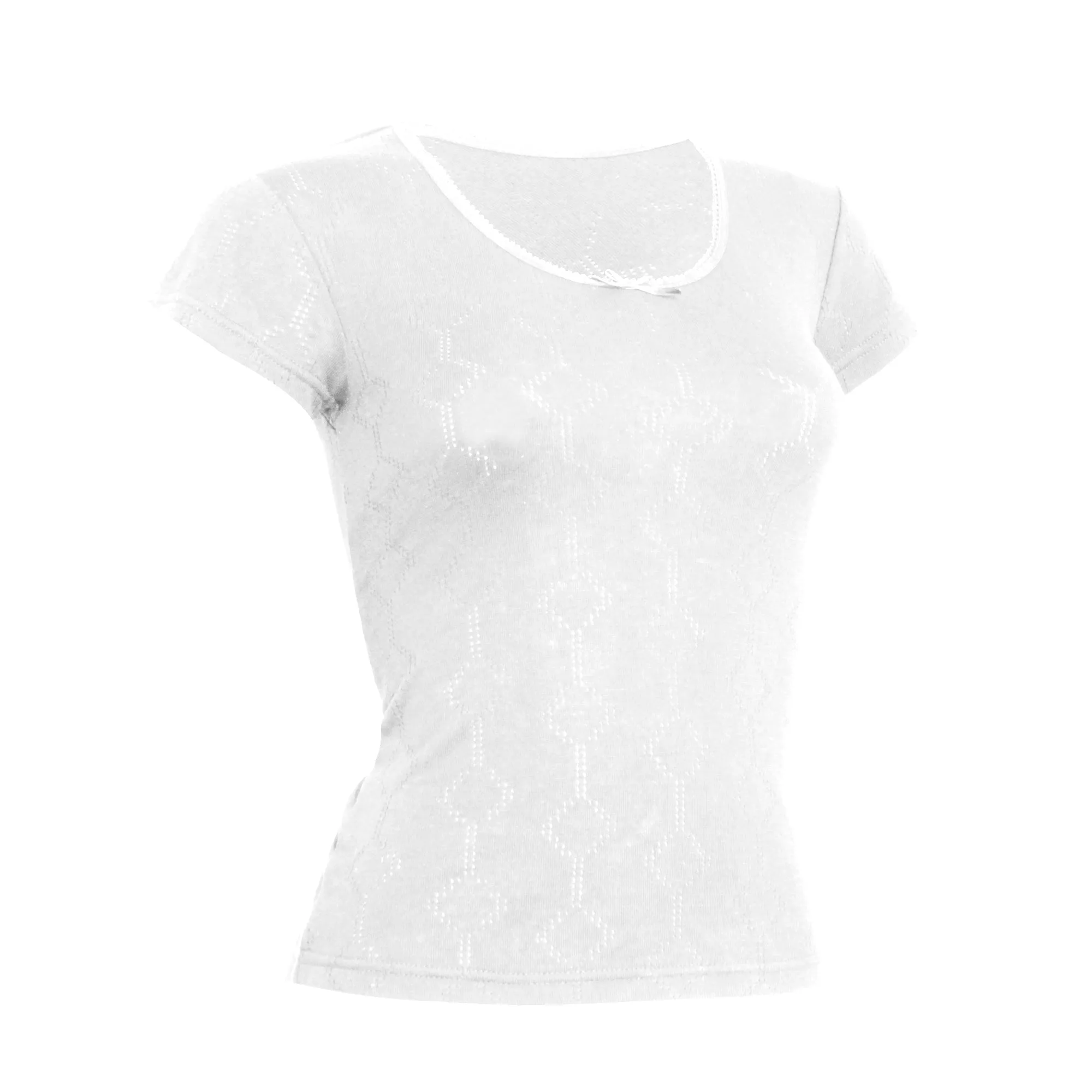 FLOSO Ladies/Womens Thermal Underwear Short Sleeve T-Shirt (Viscose Premium Range)