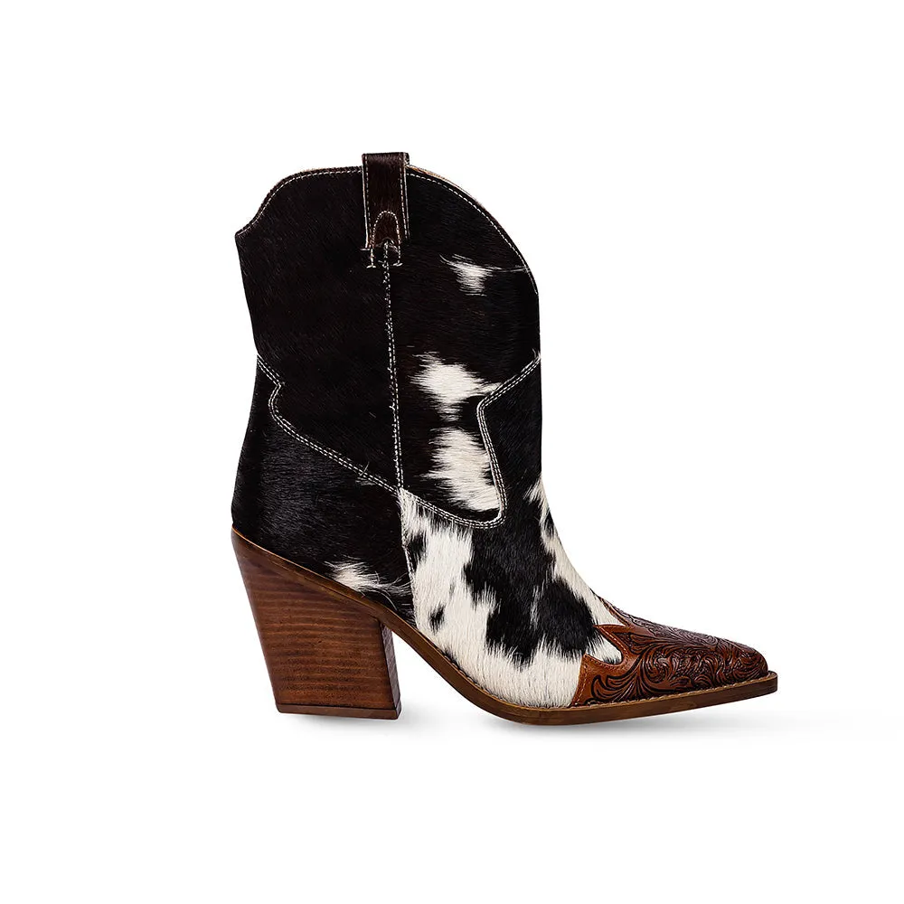 Flossie Hair-On Hide Boots