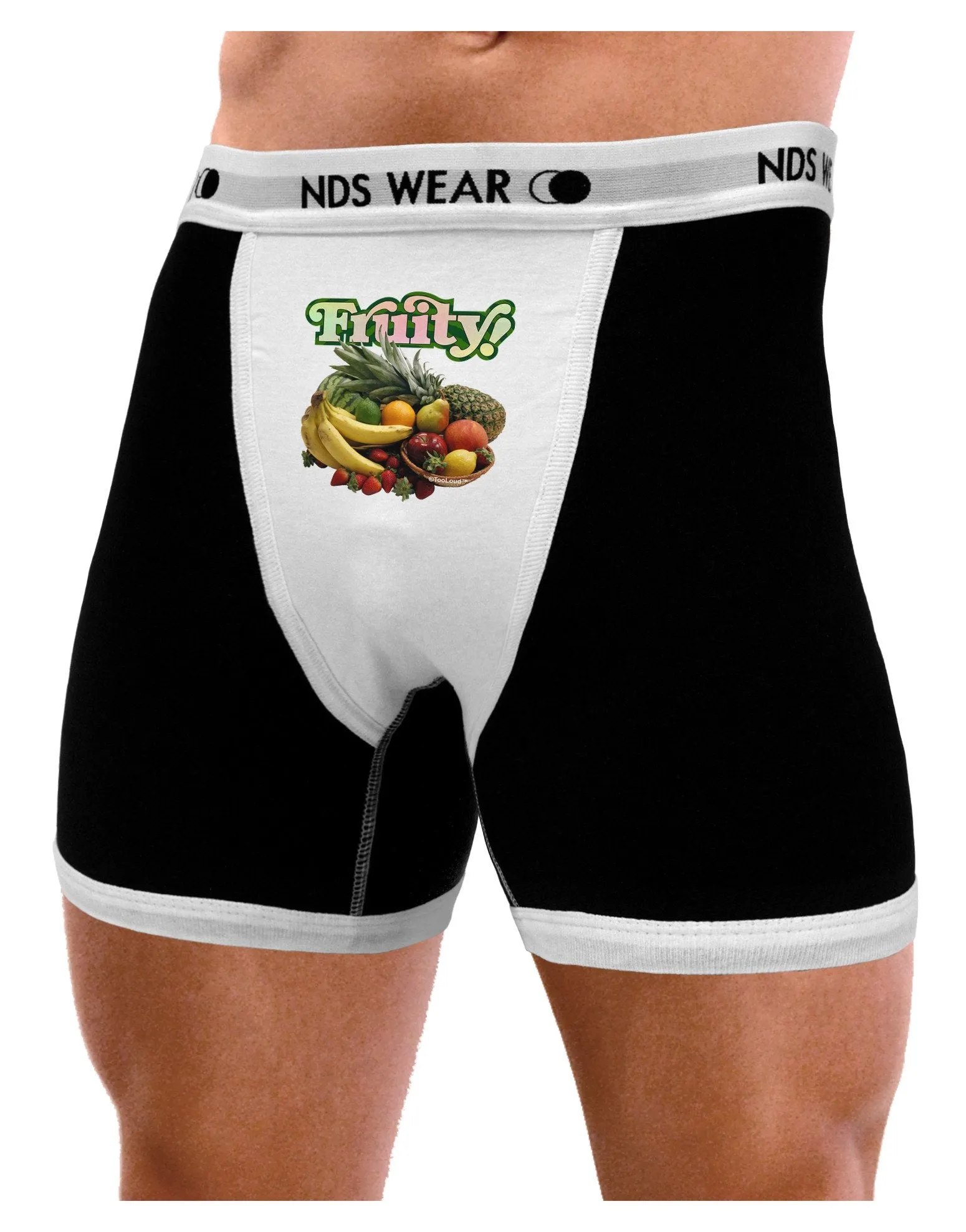 Fruity Fruit Basket Mens Boxer Brief Underwear