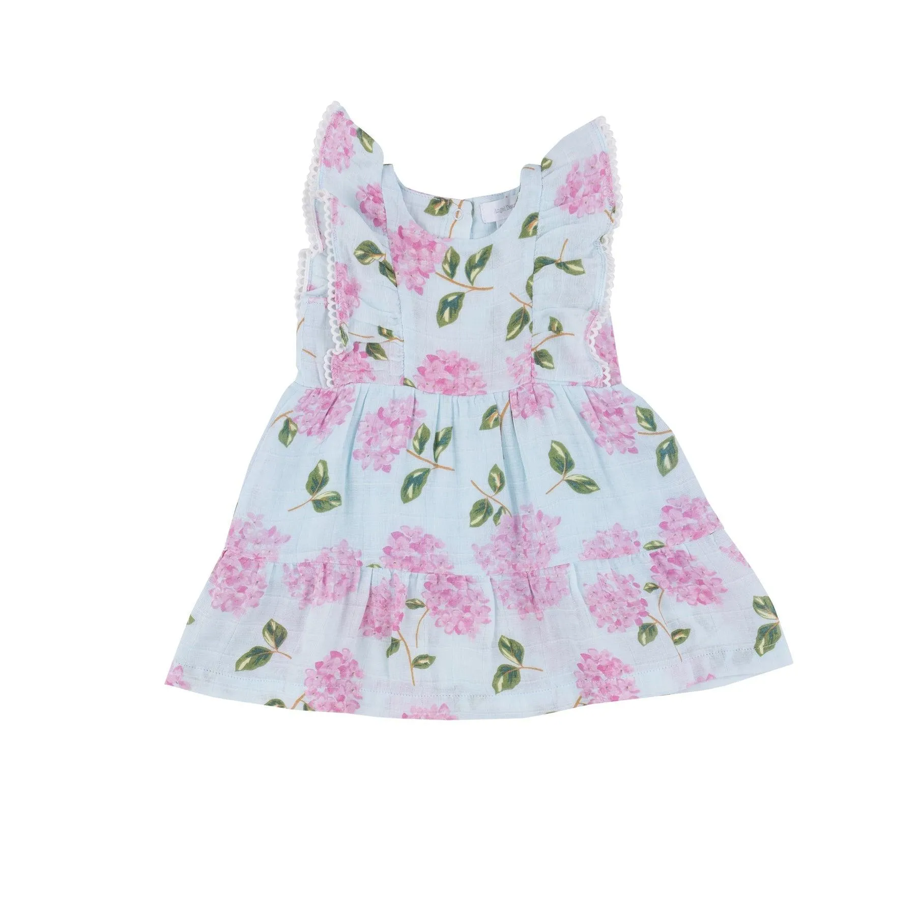 Girls Dress | Picot Edge- Hydrangeas | Angel Dear