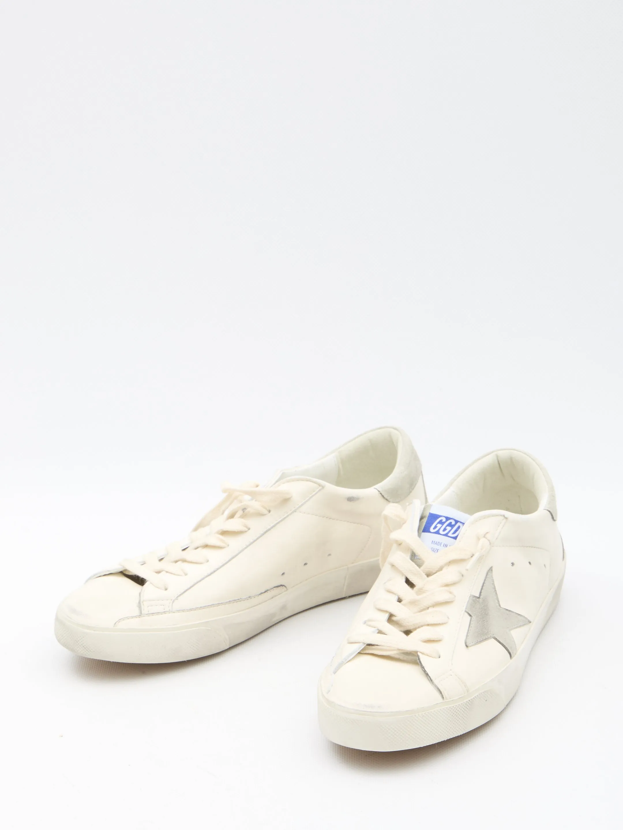 Golden Goose Men's Super-Star Low Top Sneakers