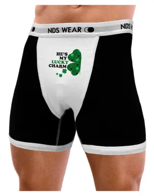 He's My Lucky Charm - Left Mens Boxer Brief Underwear