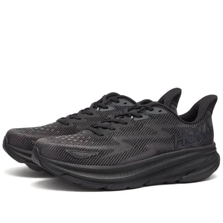 Hoka One One Clifton 9 sneakers, black