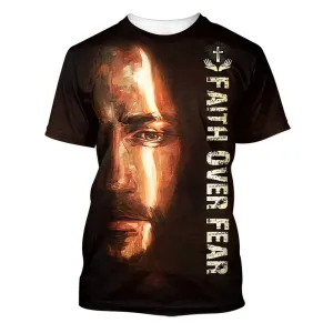 I Would Rather Stand With God Praying With Jesus Lion Of Judah 3d All Over Print Shirt - Christian 3d Shirts For Men Women