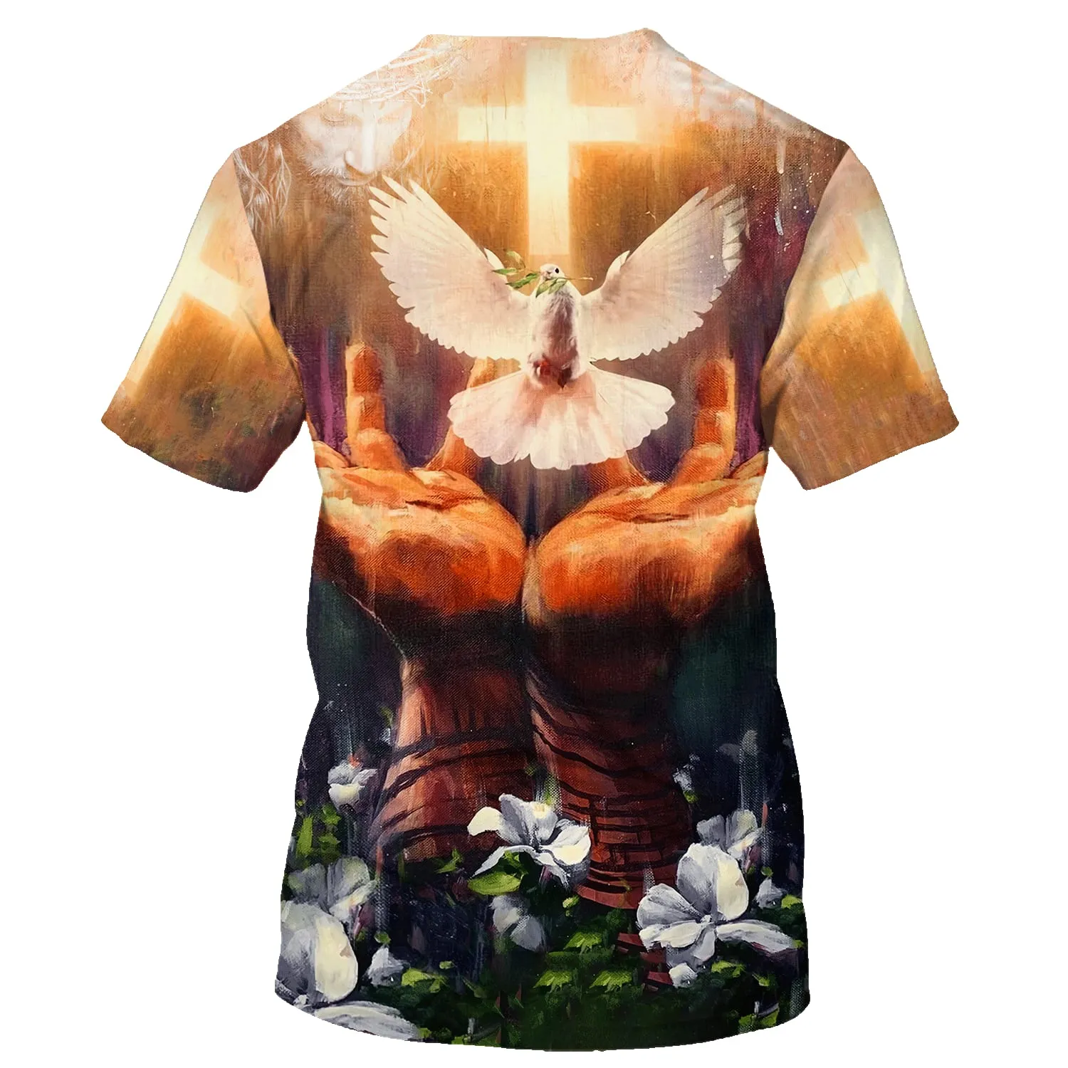 Jesus Holy Spirit 3d All Over Print Shirt - Christian 3d Shirts For Men Women