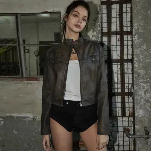 Katia Retro Leather Jacket