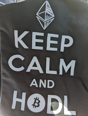 Keep Calm and HODL unisex T-shirt