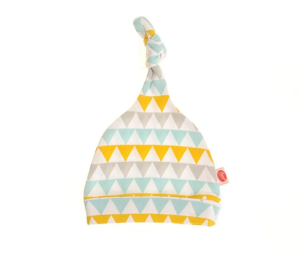 Knot Baby Cotton Hat Geo (0-6mths)