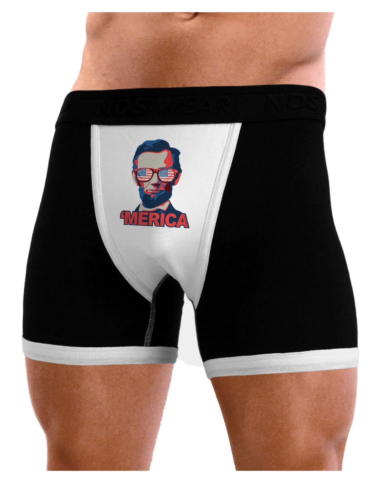 Lincoln Merica Mens Boxer Brief Underwear