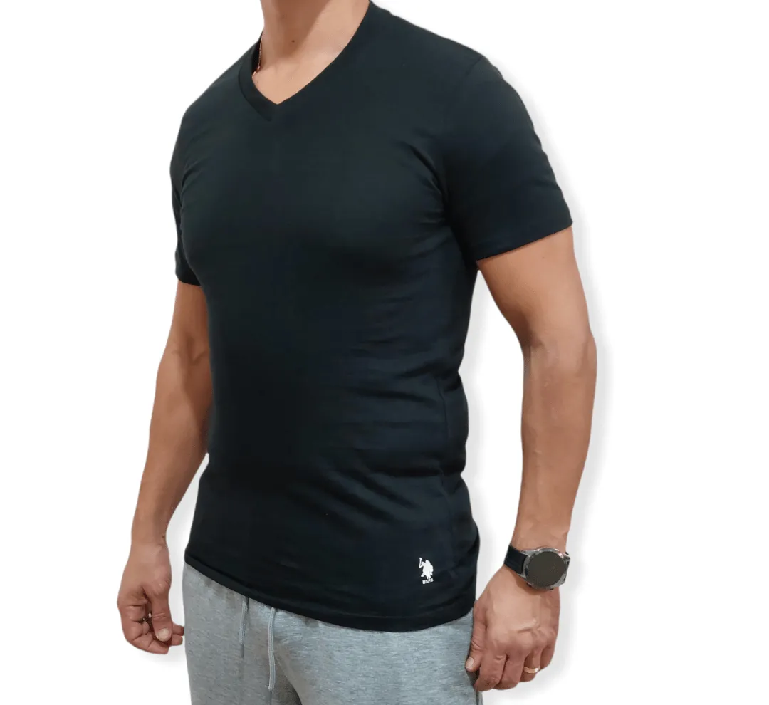 Men Undershirt [Pack of "3"] Black