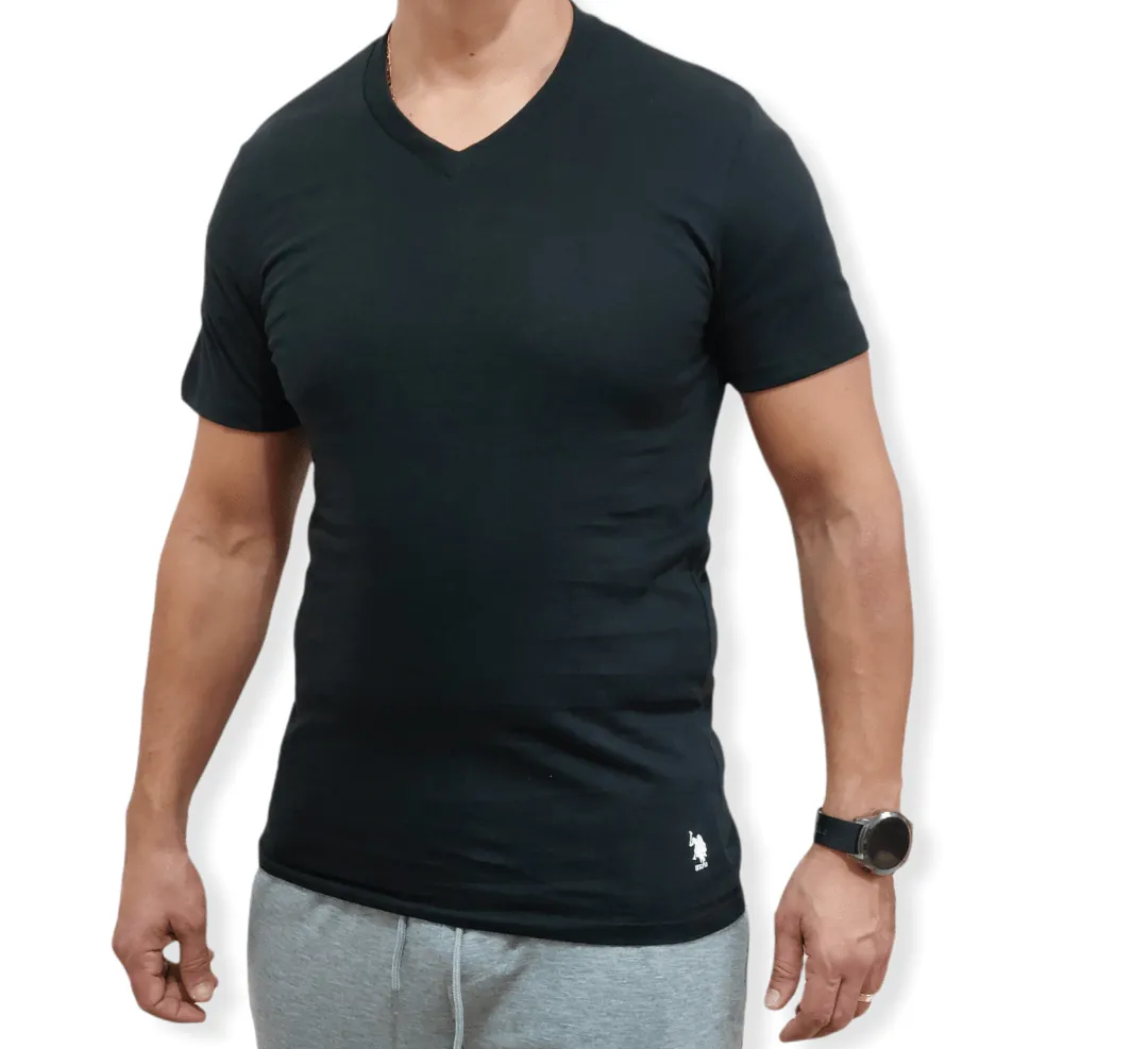 Men Undershirt [Pack of "3"] Black