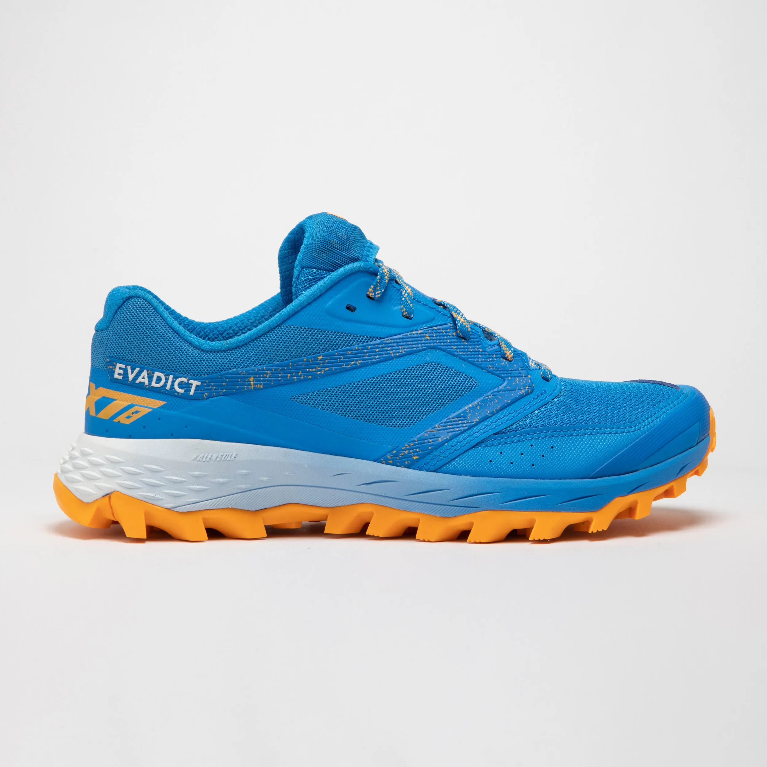 Men's Trail XT8 sneakers blue/orange EVADICT, Pacific blue