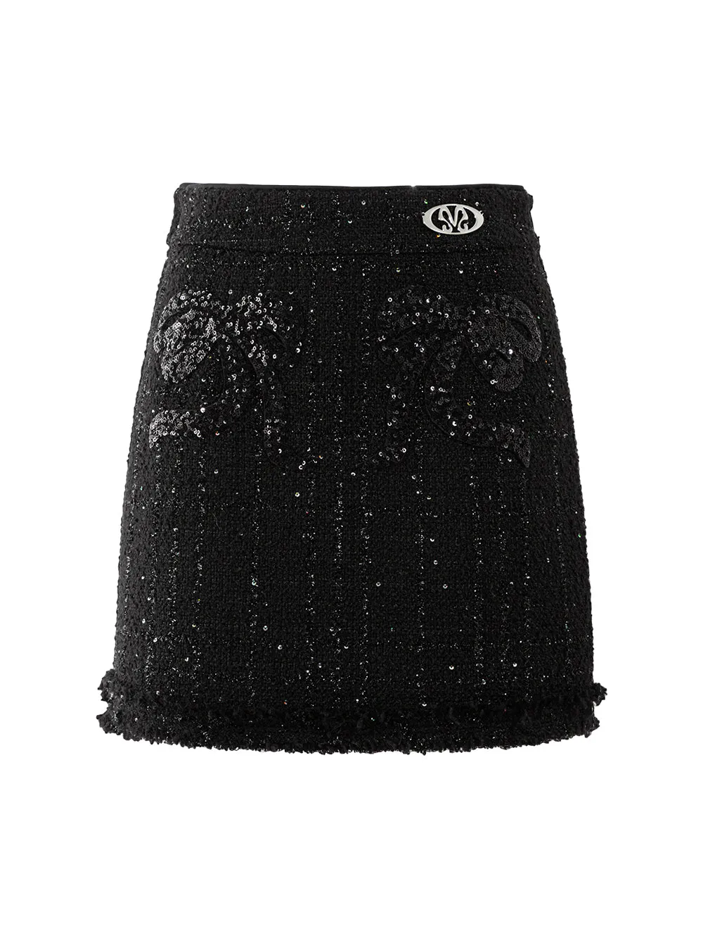 MUKZIN Fashion Age-reducing Black All-match Small Fragrance Skirts