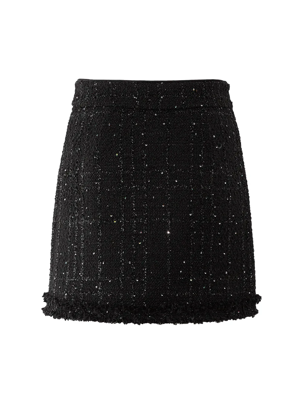 MUKZIN Fashion Age-reducing Black All-match Small Fragrance Skirts