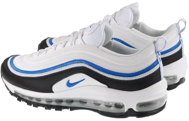 Nike Shoes Juniors Air Max 97 White Signal Blue Pure Platinum