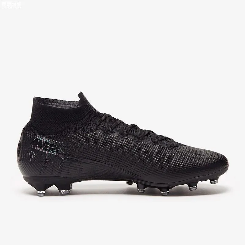 NIKE Superfly VII New Lights Flyknit 360 Soccers Cleats Shoes All Black