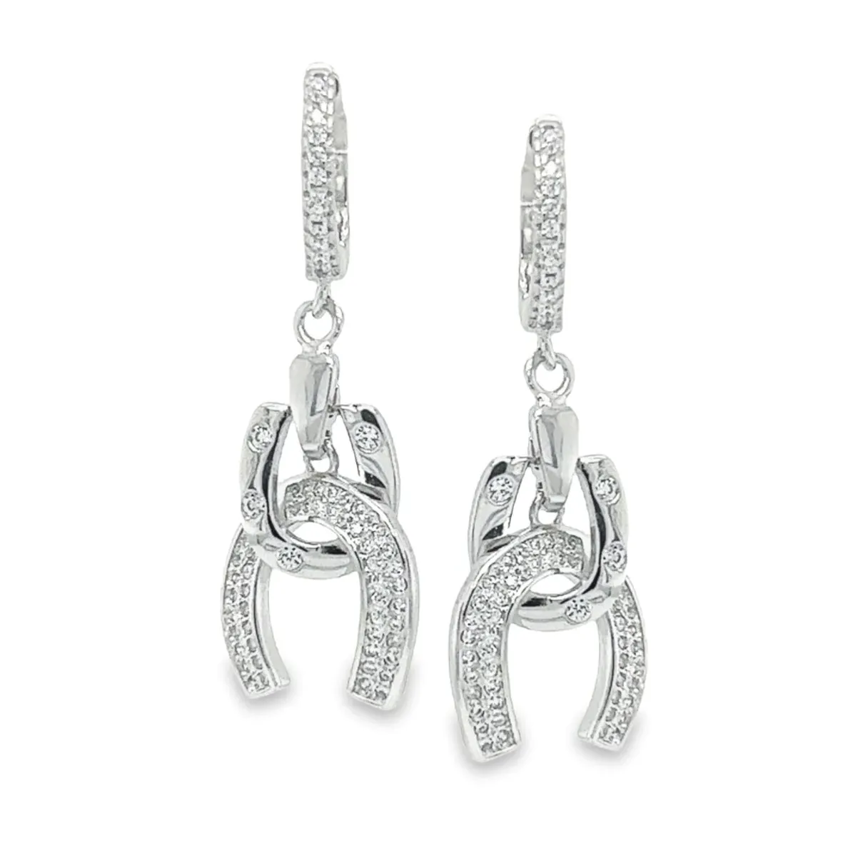 P486 horse shoe Earrings