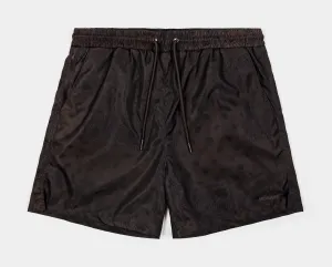 Paisley Hybrid Mens Shorts (Brown)