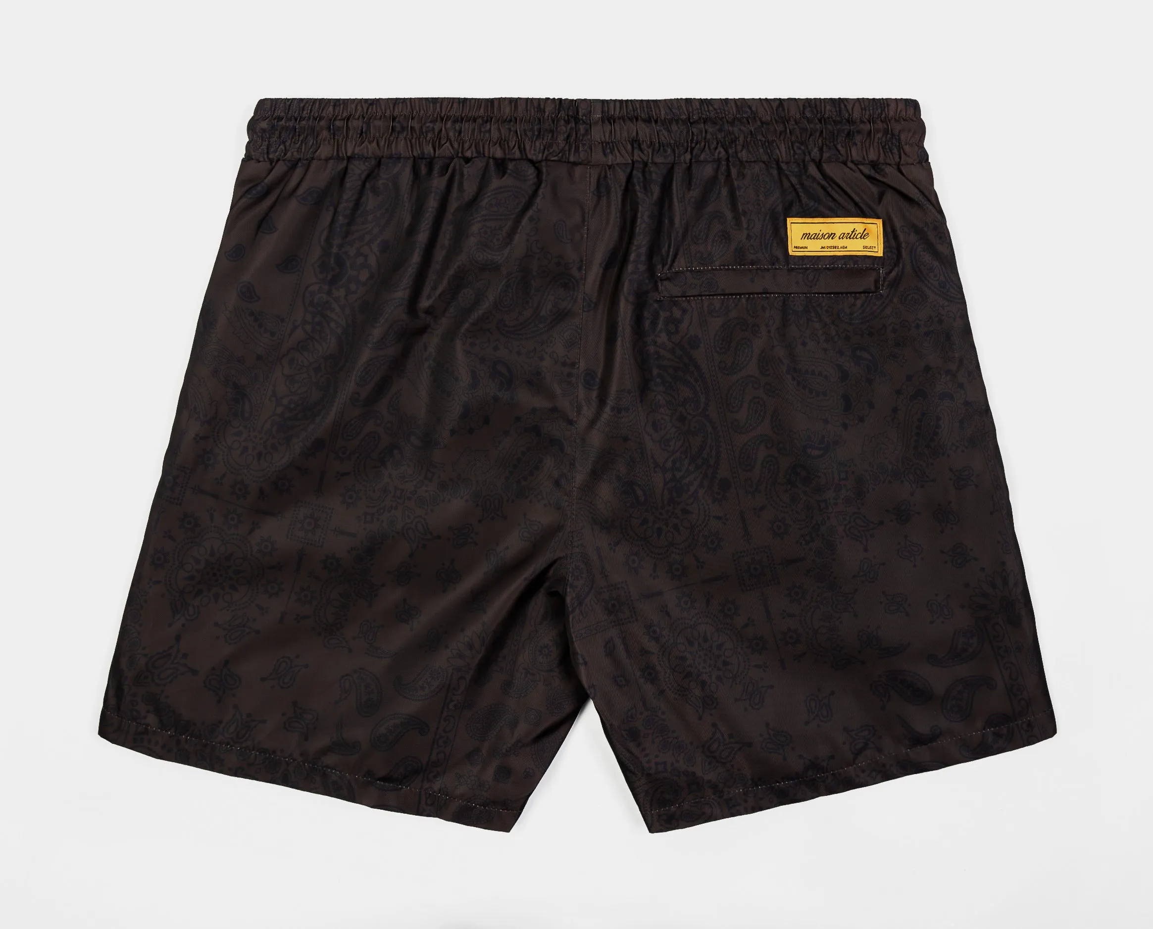 Paisley Hybrid Mens Shorts (Brown)