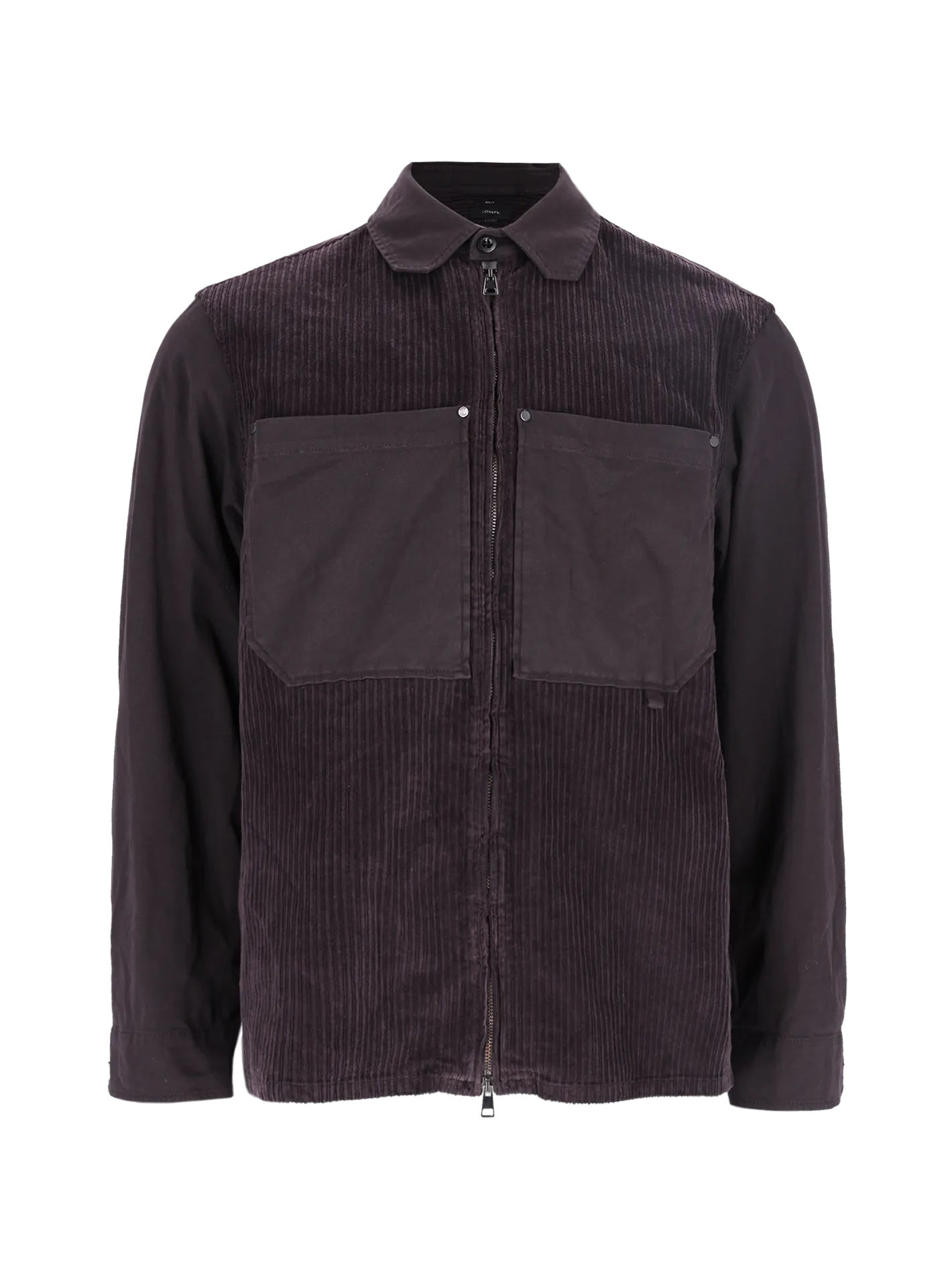 panelled corduroy jacket