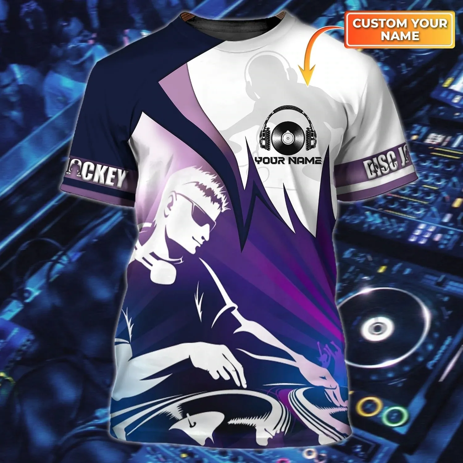 Personalized 3D All Over Printed Dj Shirts For Men And Women, Funny Gift For A Dj, Disc Jockey Shirts