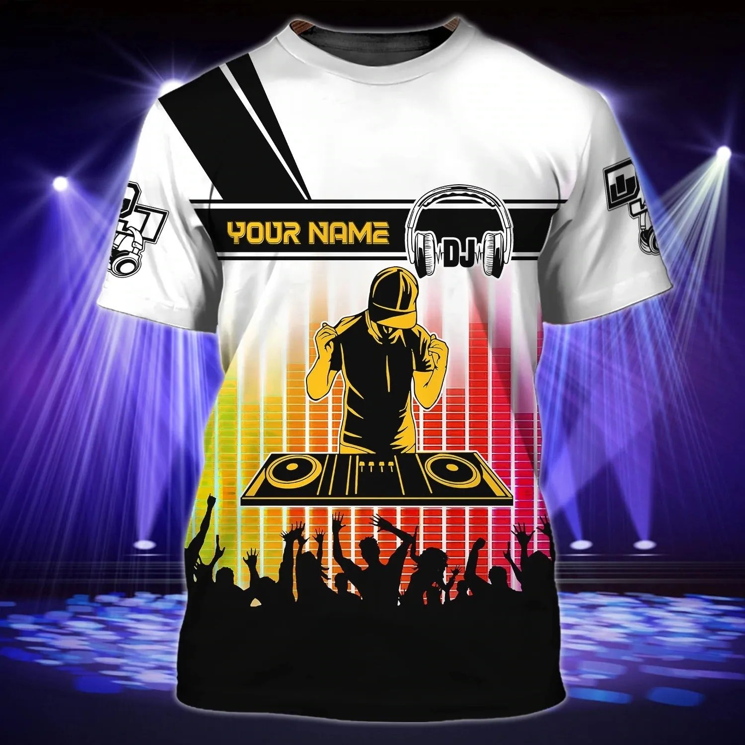 Personalized 3D All Over Printed Dj Shirts For Men And Women, Funny Gift For A Dj, Disc Jockey Shirts