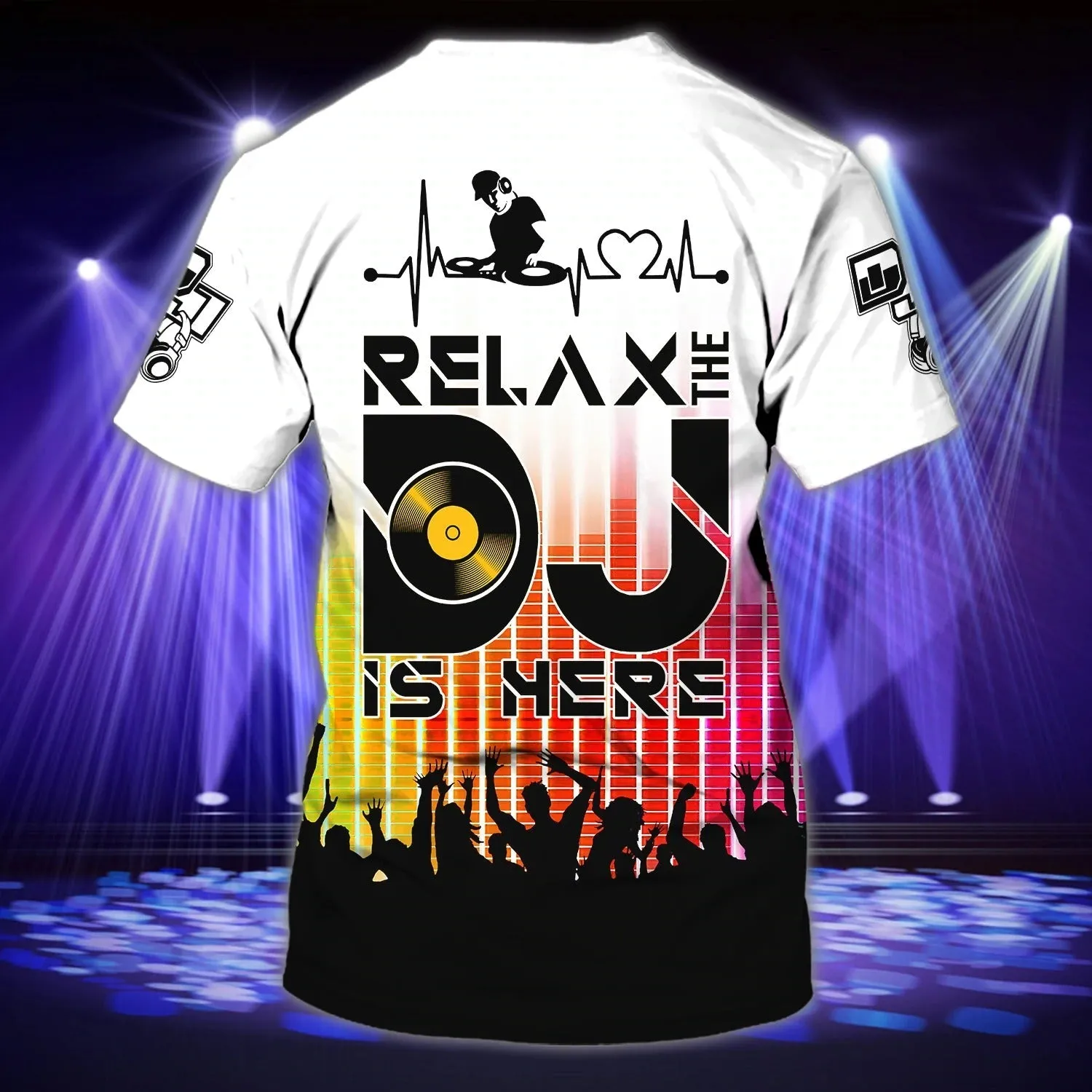 Personalized 3D All Over Printed Dj Shirts For Men And Women, Funny Gift For A Dj, Disc Jockey Shirts