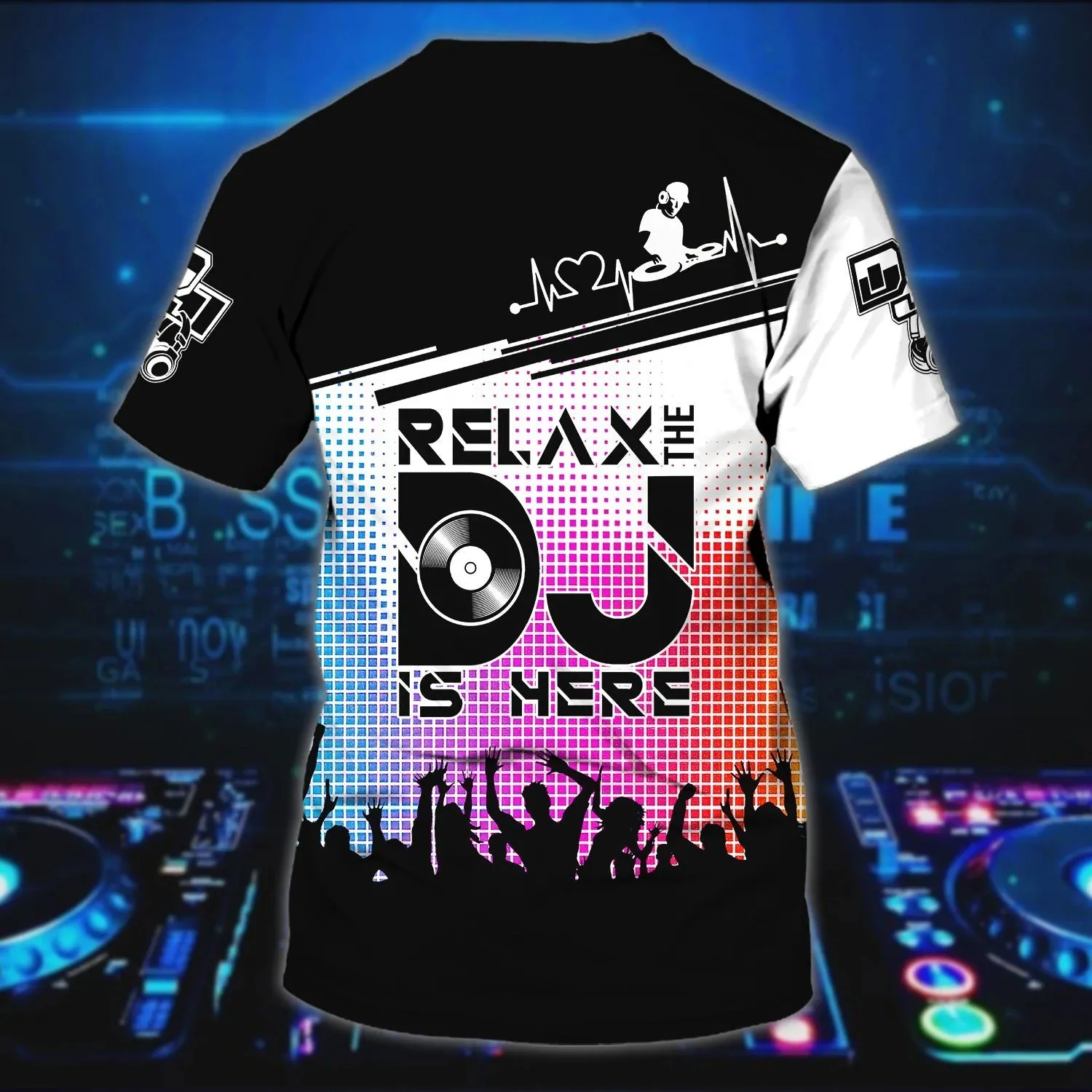 Personalized 3D All Over Printed Dj Shirts For Men And Women, Funny Gift For A Dj, Disc Jockey Shirts