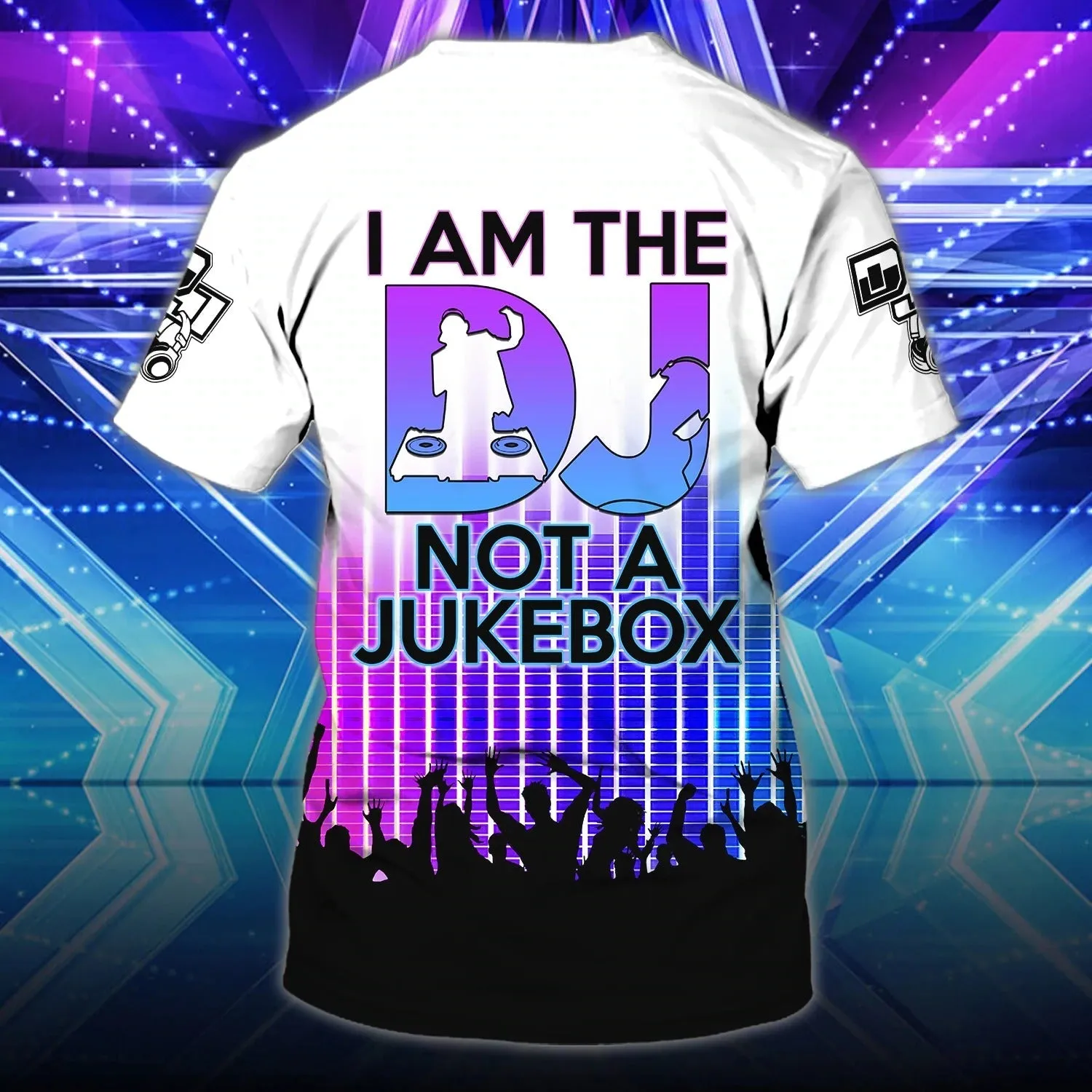 Personalized 3D All Over Printed Dj Shirts For Men And Women, Funny Gift For A Dj, Disc Jockey Shirts