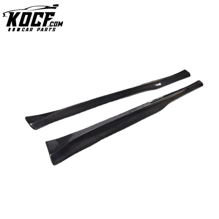 PSM style Side Skirts For BMW M4 F82 F83 Carbon Fiber Side skirts 21014-2019