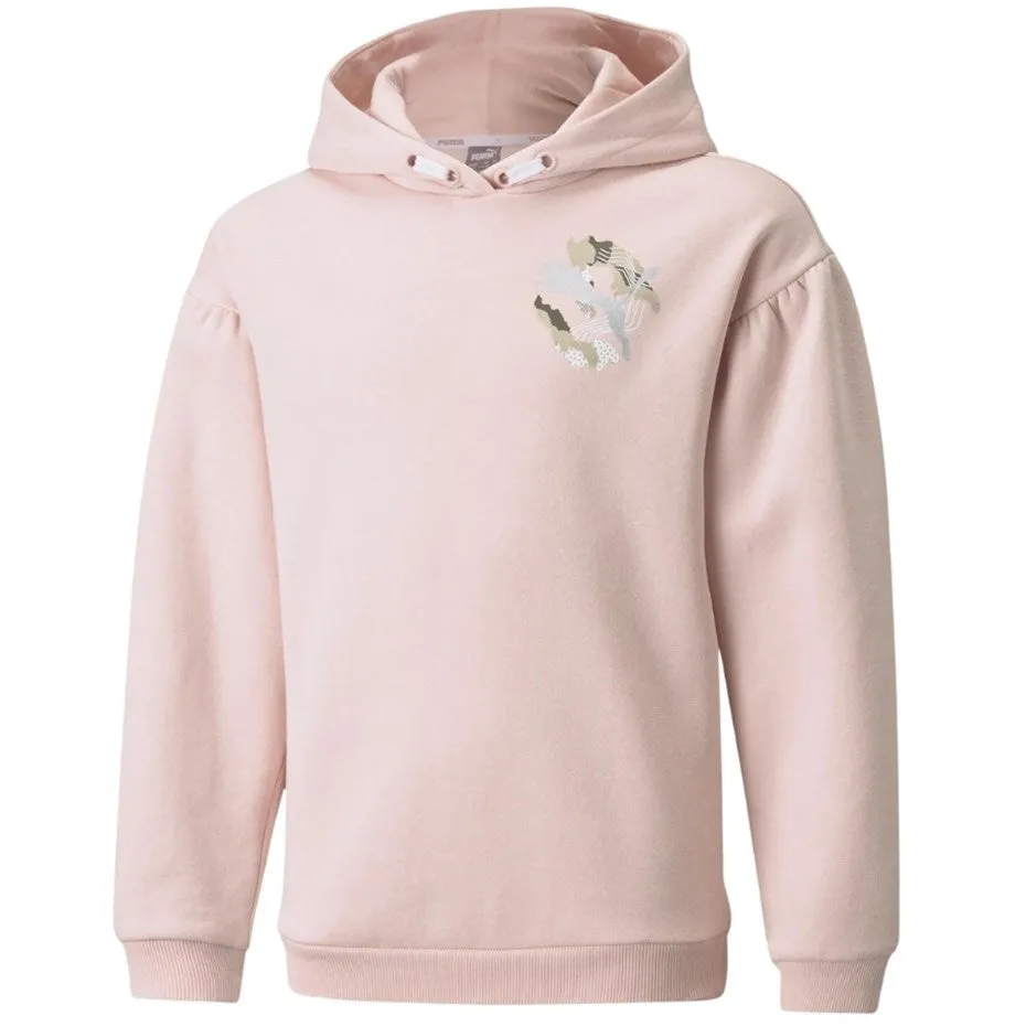 Puma Alpha Hoodie Fl Sweatshirt Light Pink 589232 36 128Cm