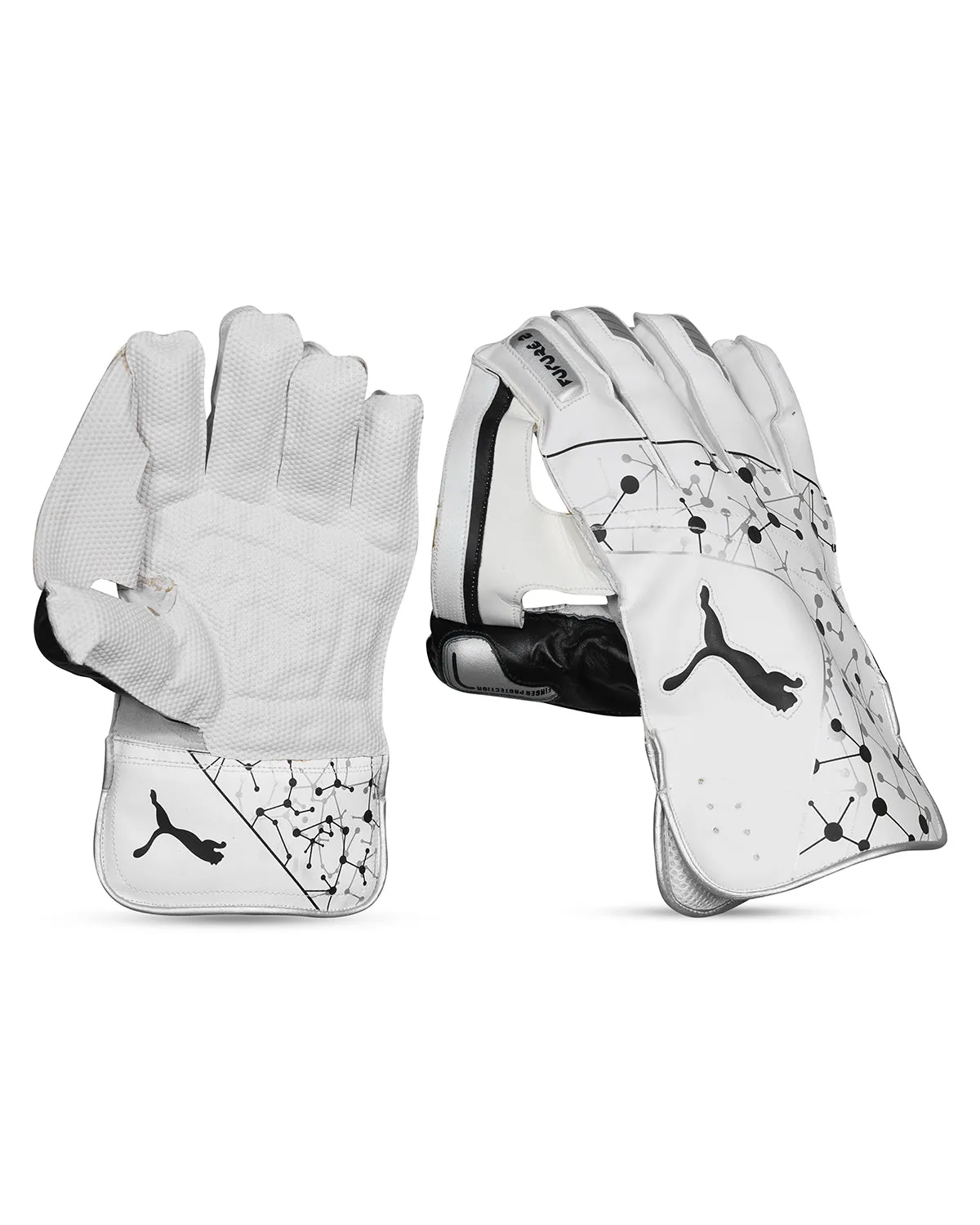 Puma Future 2 Cricket Keeping Gloves - Puma White - Small Junior